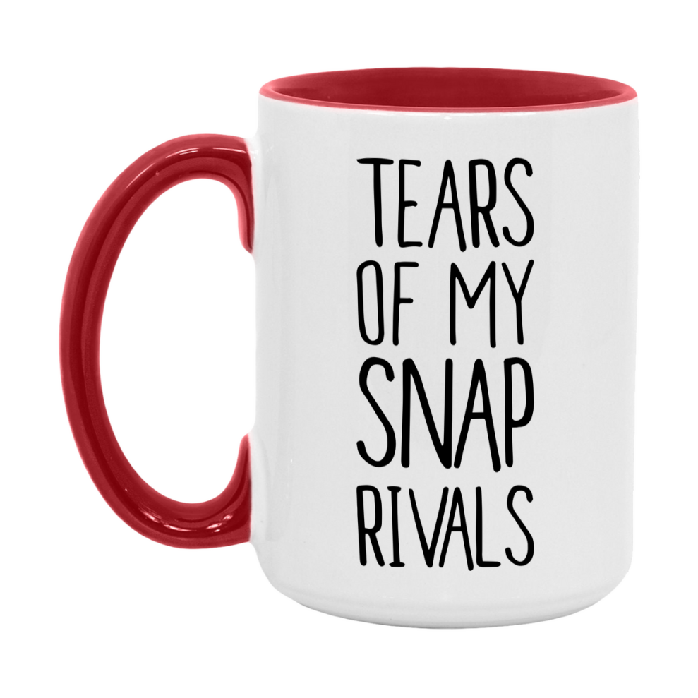 Funny Snap Mug, Tears Of My Snap Rivals, 11Oz Or 15Oz Ceramic Coffee Cup
