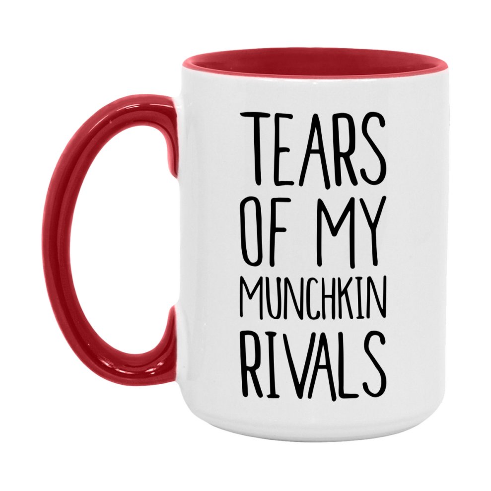 Funny Munchkin Mug, Tears Of My Munchkin Rivals, 11Oz Or 15Oz Ceramic Coffee Cup