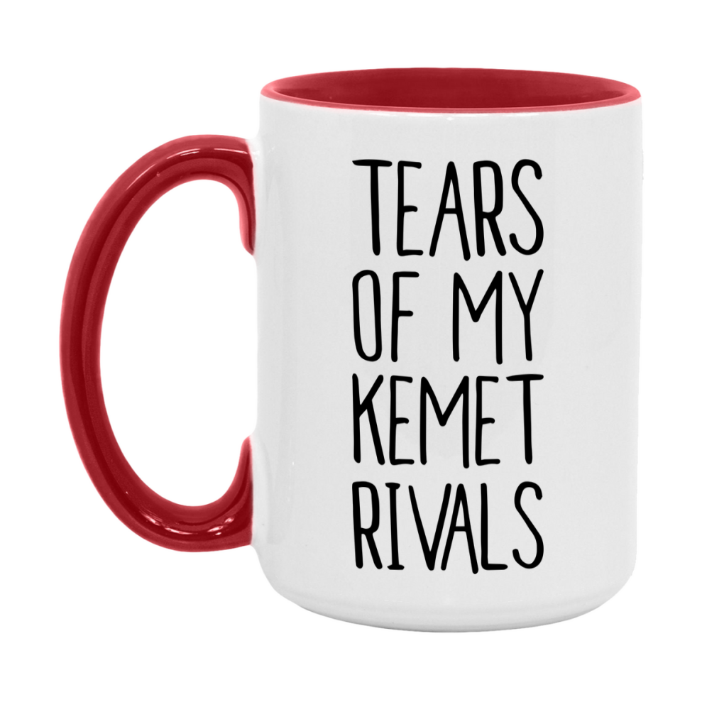 Funny Kemet Mug, Tears Of My Kemet Rivals, 11Oz Or 15Oz Ceramic Coffee Cup