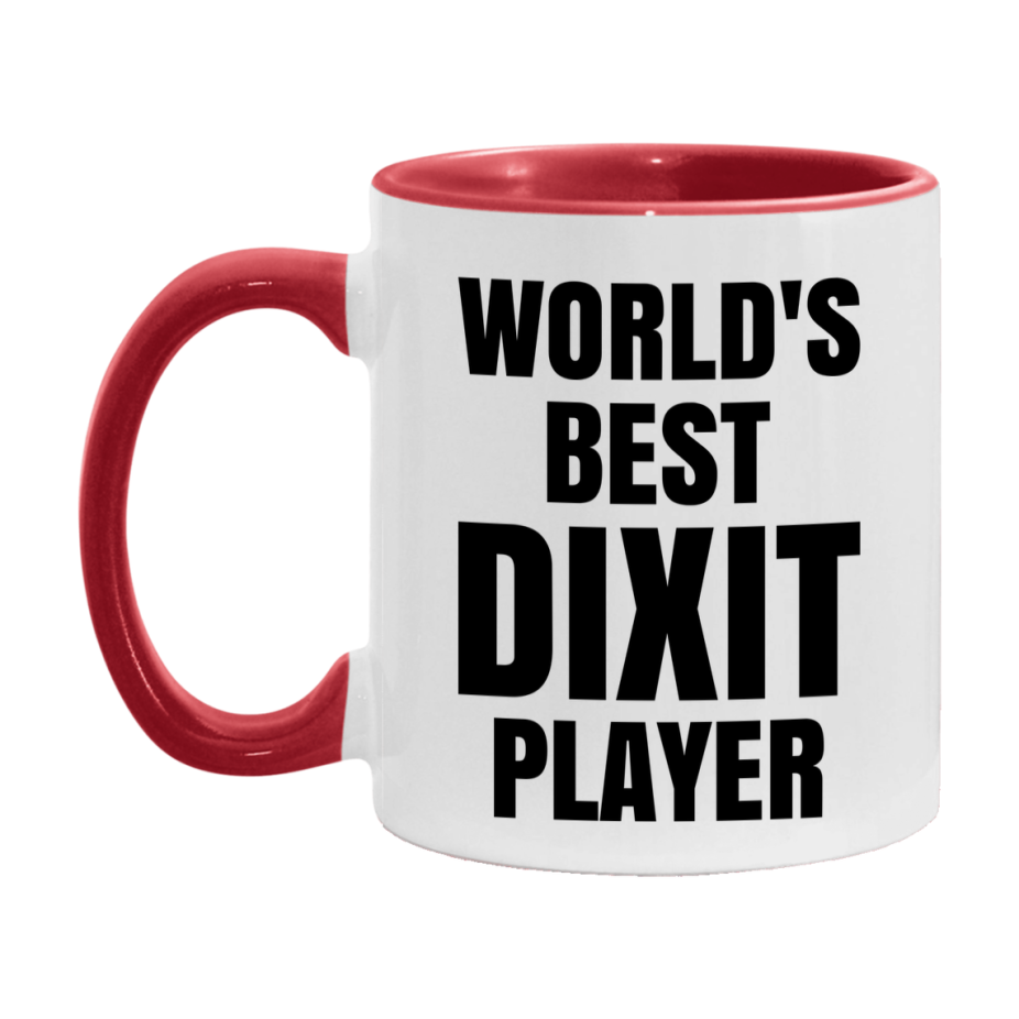 Funny Game Board Mug, World's Okayest Dixit Player, 11Oz Or 15Oz Ceramic Coffee Cup