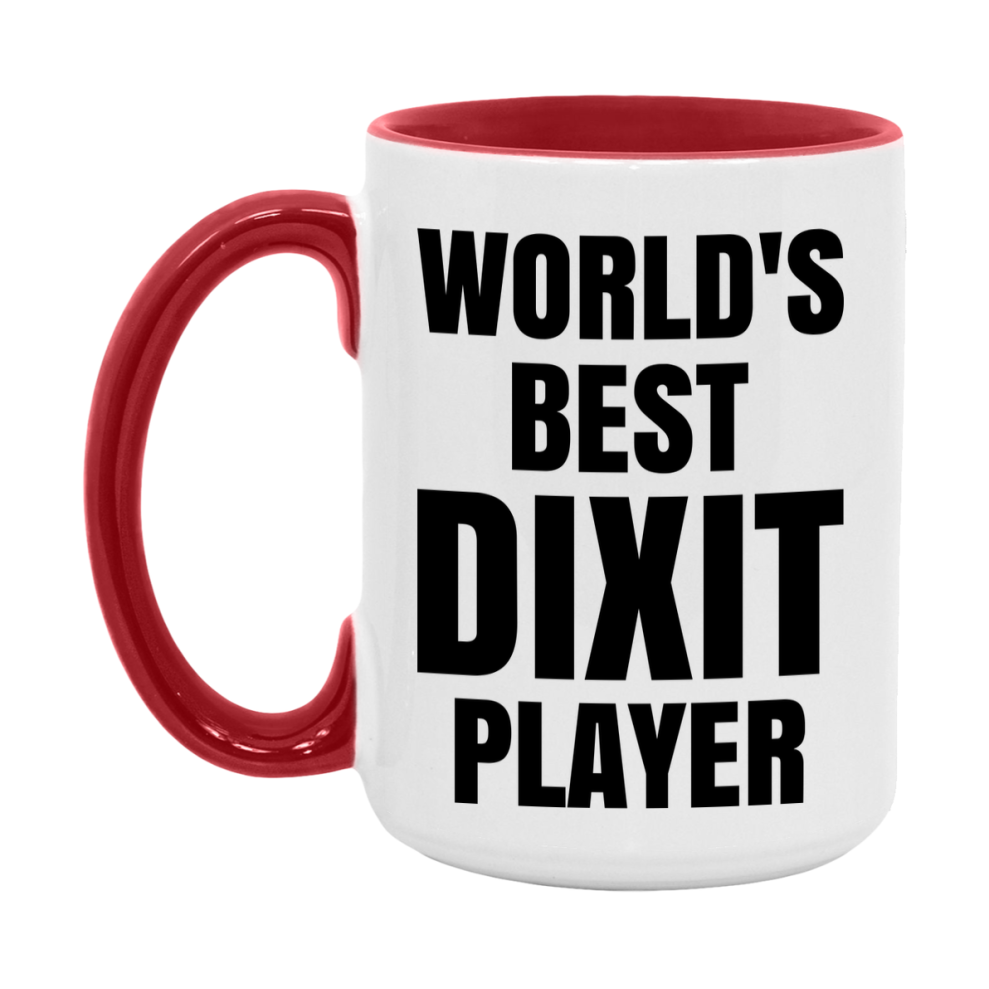 Funny Game Board Mug, World's Okayest Dixit Player, 11Oz Or 15Oz Ceramic Coffee Cup