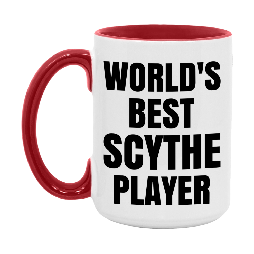 Funny Game Board Mug, World's Okayest Scythe Player, 11Oz Or 15Oz Ceramic Coffee Cup