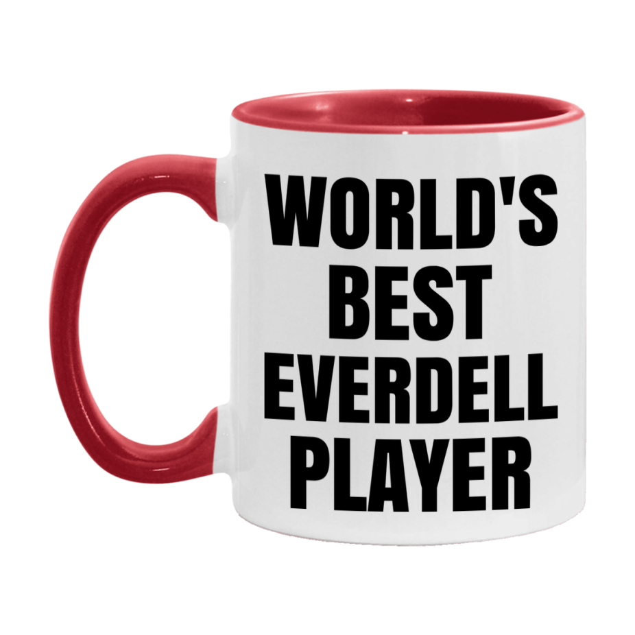 Funny Game Board Mug, World's Okayest Everdell Player, 11Oz Or 15Oz Ceramic Coffee Cup
