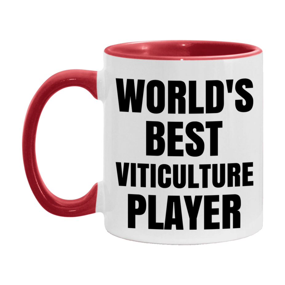 Funny Game Board Mug, World's Okayest Viticulture Player, 11Oz Or 15Oz Ceramic Coffee Cup
