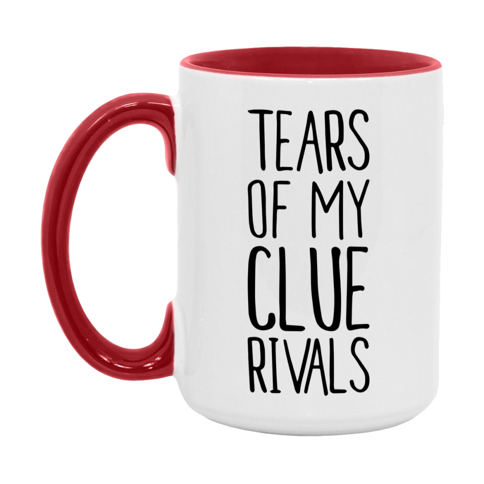 Funny Clue Gameboard Mug – Tears Of My Clue Rivals, 11Oz Or 15Oz White Ceramic Coffee Cup Gift