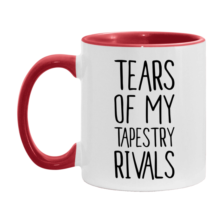 Funny Tapestry Gameboard Mug – Tears Of My Tapestry Rivals, 11Oz Or 15Oz White Ceramic Coffee Cup Gift