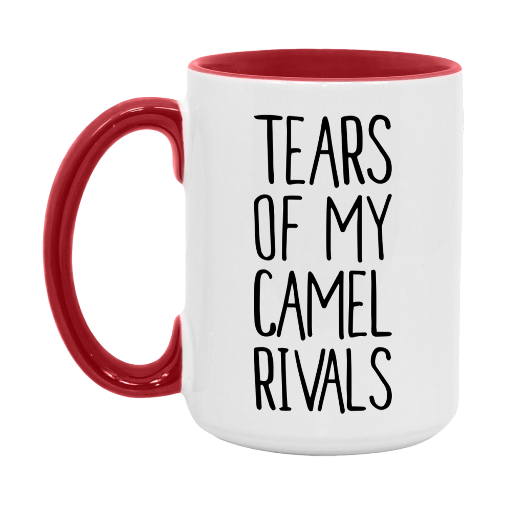 Funny Camel Gameboard Mug – Tears Of My Camel Rivals, 11Oz Or 15Oz White Ceramic Coffee Cup Gift