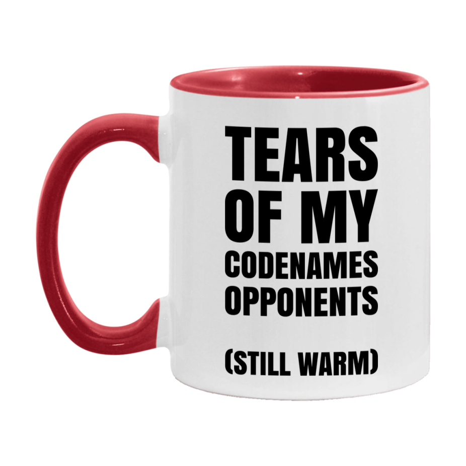 Board Game Gift – Tears Of My Codenames Opponents Mug, 11Oz Or 15Oz White Ceramic Coffee Cup