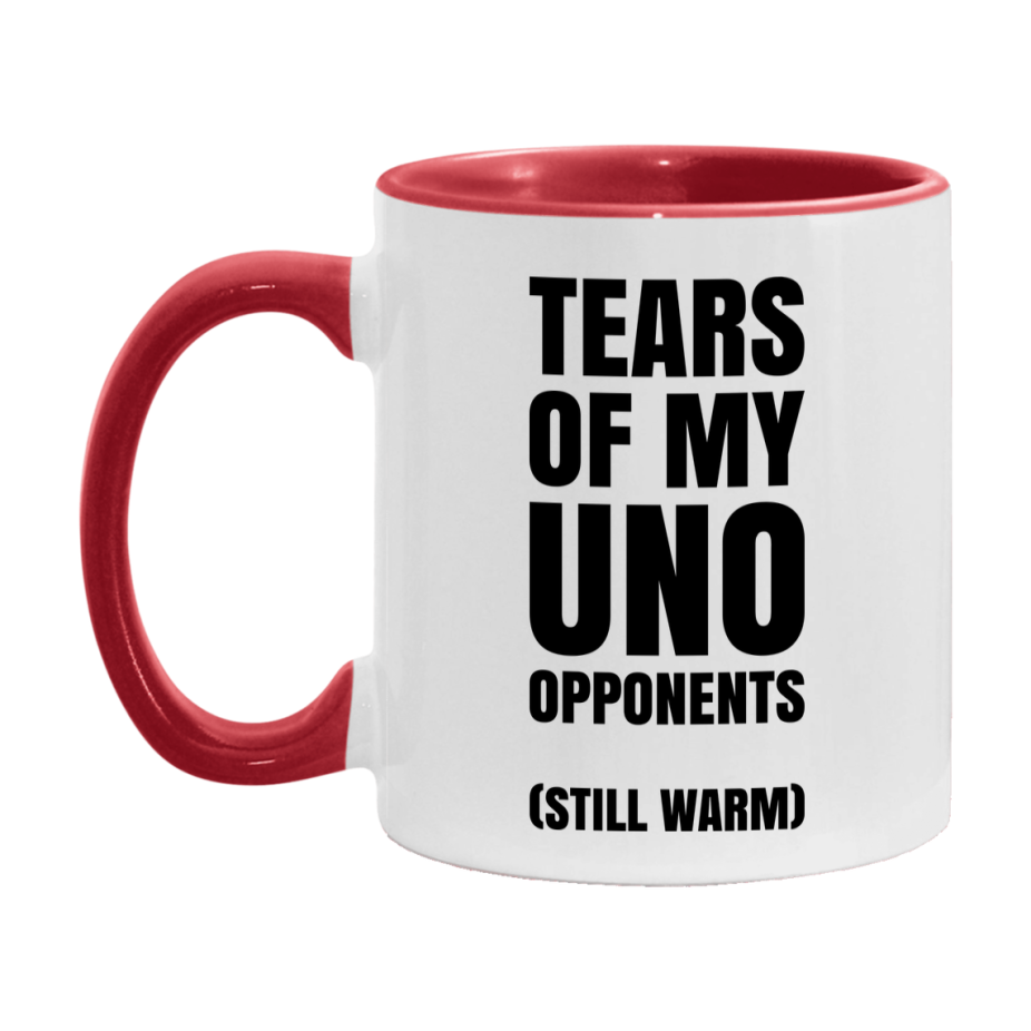 Board Game Gift – Tears Of My Uno Opponents Mug, 11Oz Or 15Oz White Ceramic Coffee Cup