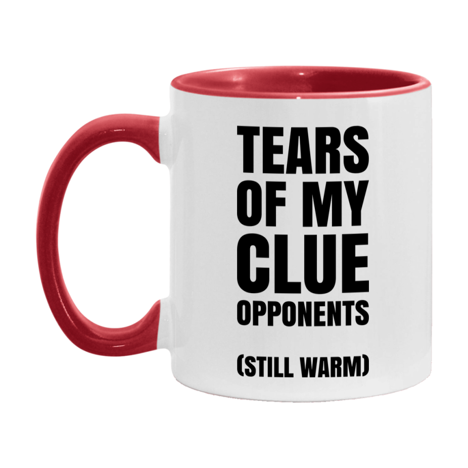 Board Game Gift – Tears Of My Clue Opponents Mug, 11Oz Or 15Oz White Ceramic Coffee Cup