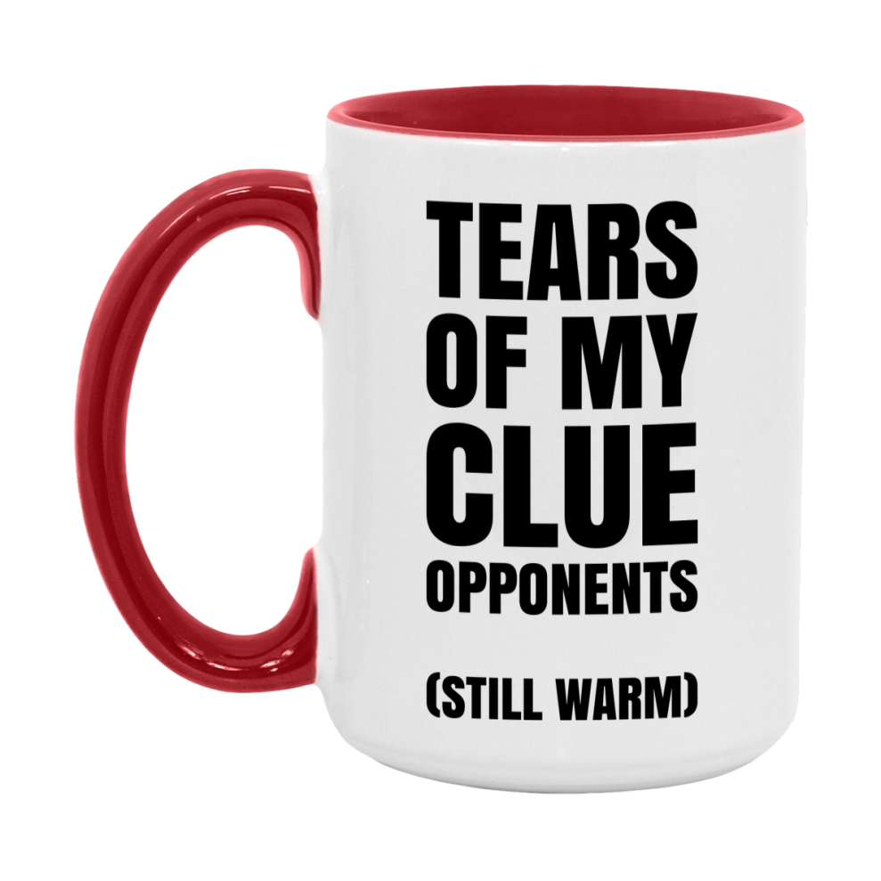 Board Game Gift – Tears Of My Clue Opponents Mug, 11Oz Or 15Oz White Ceramic Coffee Cup