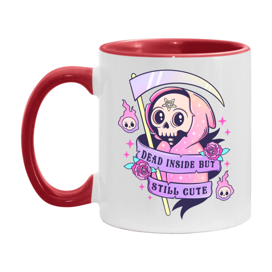 Funny Halloween Coffee Mug, White Ceramic Halloween Coffee Cup 11Oz Or 15Oz
