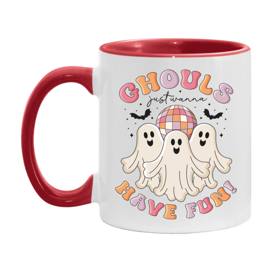 Funny Halloween Coffee Mug, White Ceramic Halloween Coffee Cup 11Oz Or 15Oz