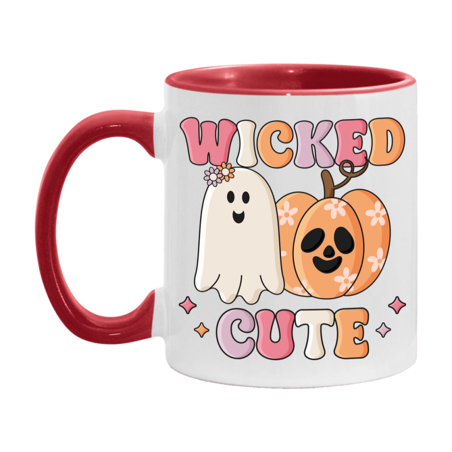Funny Halloween Coffee Mug, White Ceramic Halloween Coffee Cup 11Oz Or 15Oz