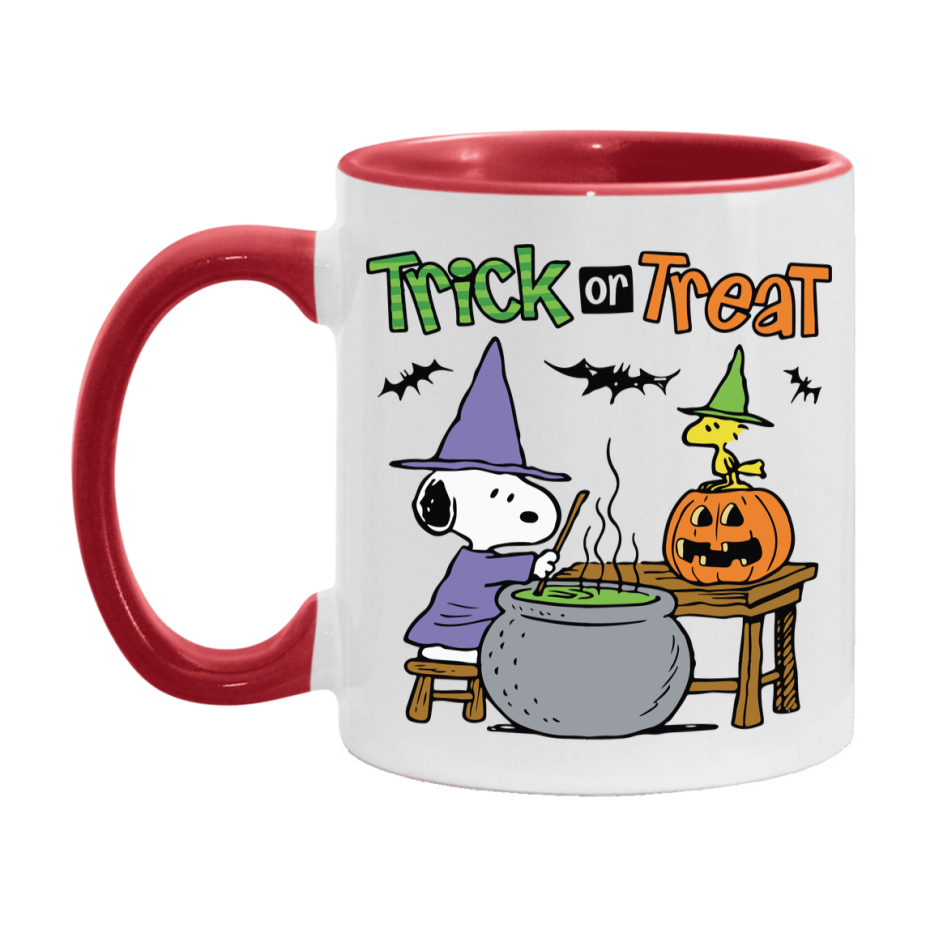 Peanuts Snoopy Halloween Mug, Snoopy Coffee Cup, Cute Halloween Coffee Mug, 11Oz Or 15Oz Ceramic