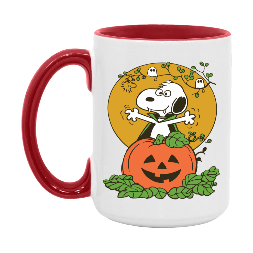 Peanuts Snoopy Halloween Mug, Snoopy Coffee Cup, Cute Halloween Coffee Mug, 11Oz Or 15Oz Ceramic