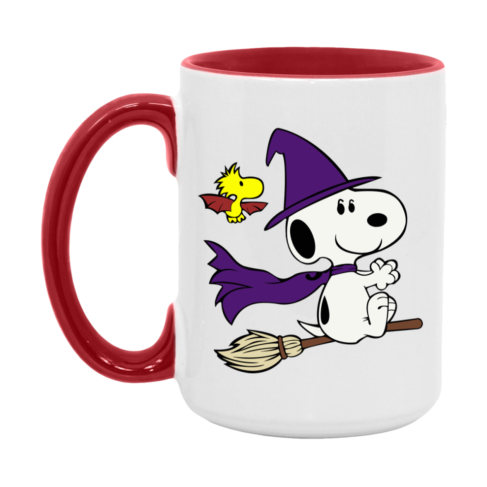 Peanuts Snoopy Halloween Mug, Snoopy Coffee Cup, Cute Halloween Coffee Mug, 11Oz Or 15Oz Ceramic