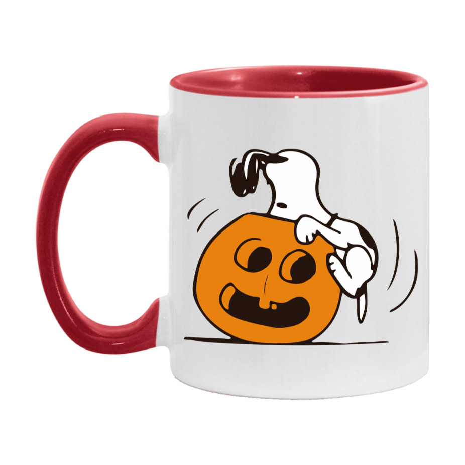 Peanuts Snoopy Halloween Mug, Snoopy Coffee Cup, Cute Halloween Coffee Mug, 11Oz Or 15Oz Ceramic