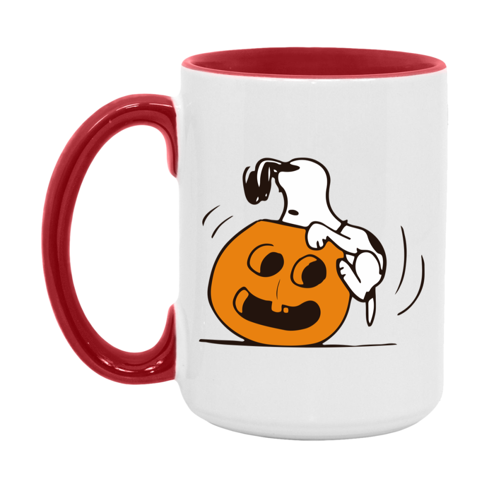 Peanuts Snoopy Halloween Mug, Snoopy Coffee Cup, Cute Halloween Coffee Mug, 11Oz Or 15Oz Ceramic