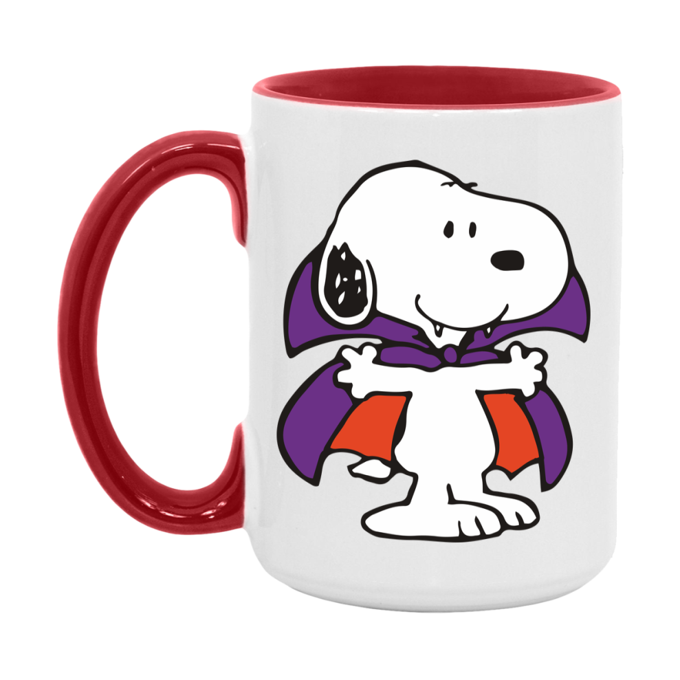 Peanuts Snoopy Halloween Mug, Snoopy Coffee Cup, Cute Halloween Coffee Mug, 11Oz Or 15Oz Ceramic