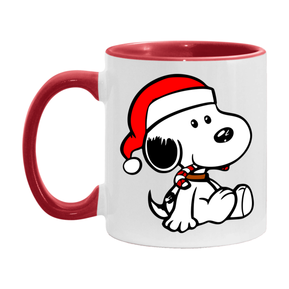 Peanuts Gang Christmas Mug, Snoopy Charlie Brown Holiday Coffee Cup, Ceramic Christmas Mug 11Oz Or 15Oz