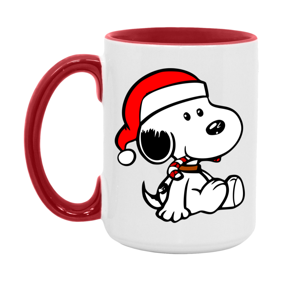 Peanuts Gang Christmas Mug, Snoopy Charlie Brown Holiday Coffee Cup, Ceramic Christmas Mug 11Oz Or 15Oz
