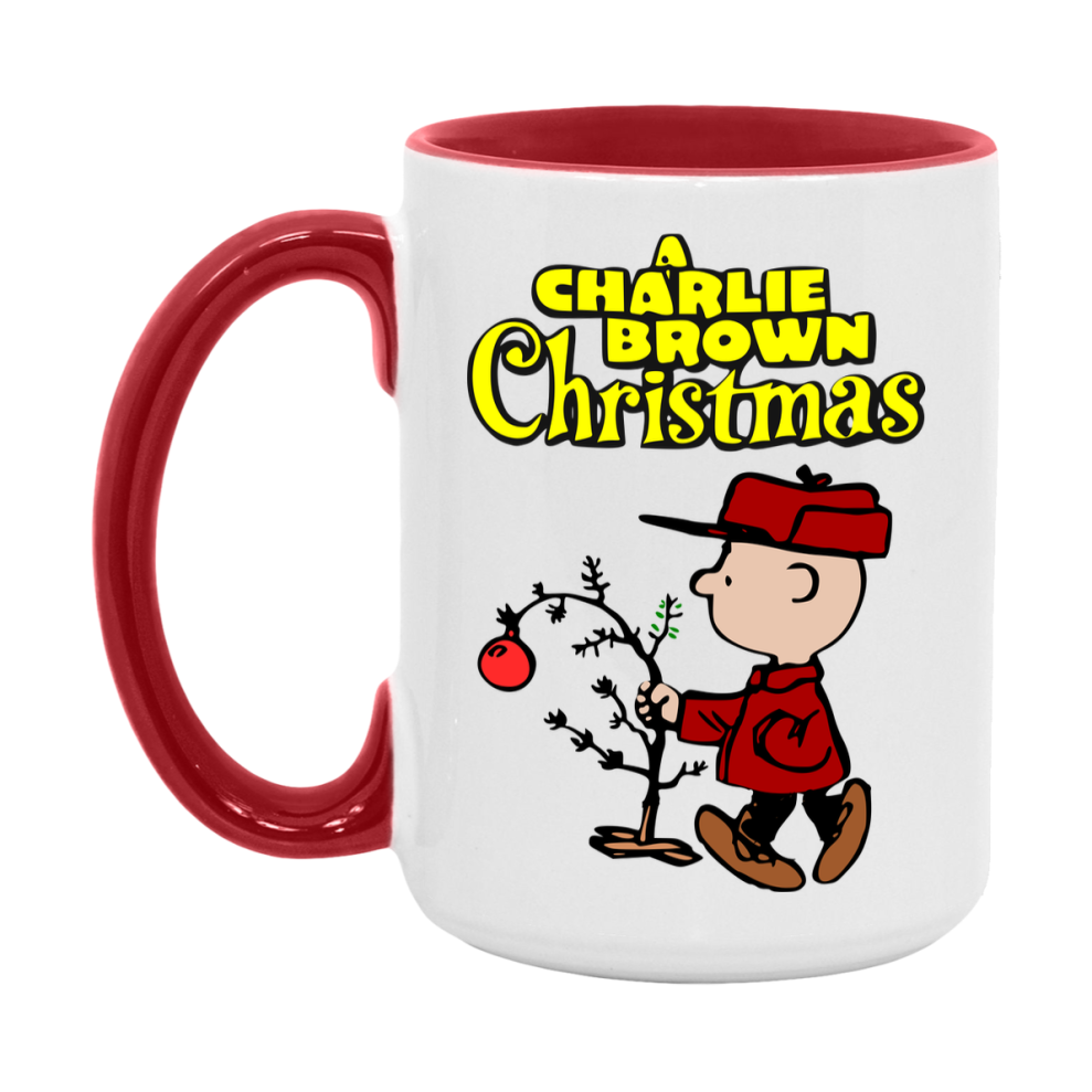 Peanuts Gang Christmas Mug, Snoopy Charlie Brown Holiday Coffee Cup, Ceramic Christmas Mug 11Oz Or 15Oz