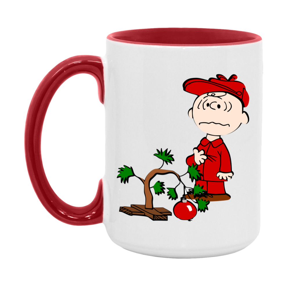 Peanuts Gang Christmas Mug, Snoopy Charlie Brown Holiday Coffee Cup, Ceramic Christmas Mug 11Oz Or 15Oz