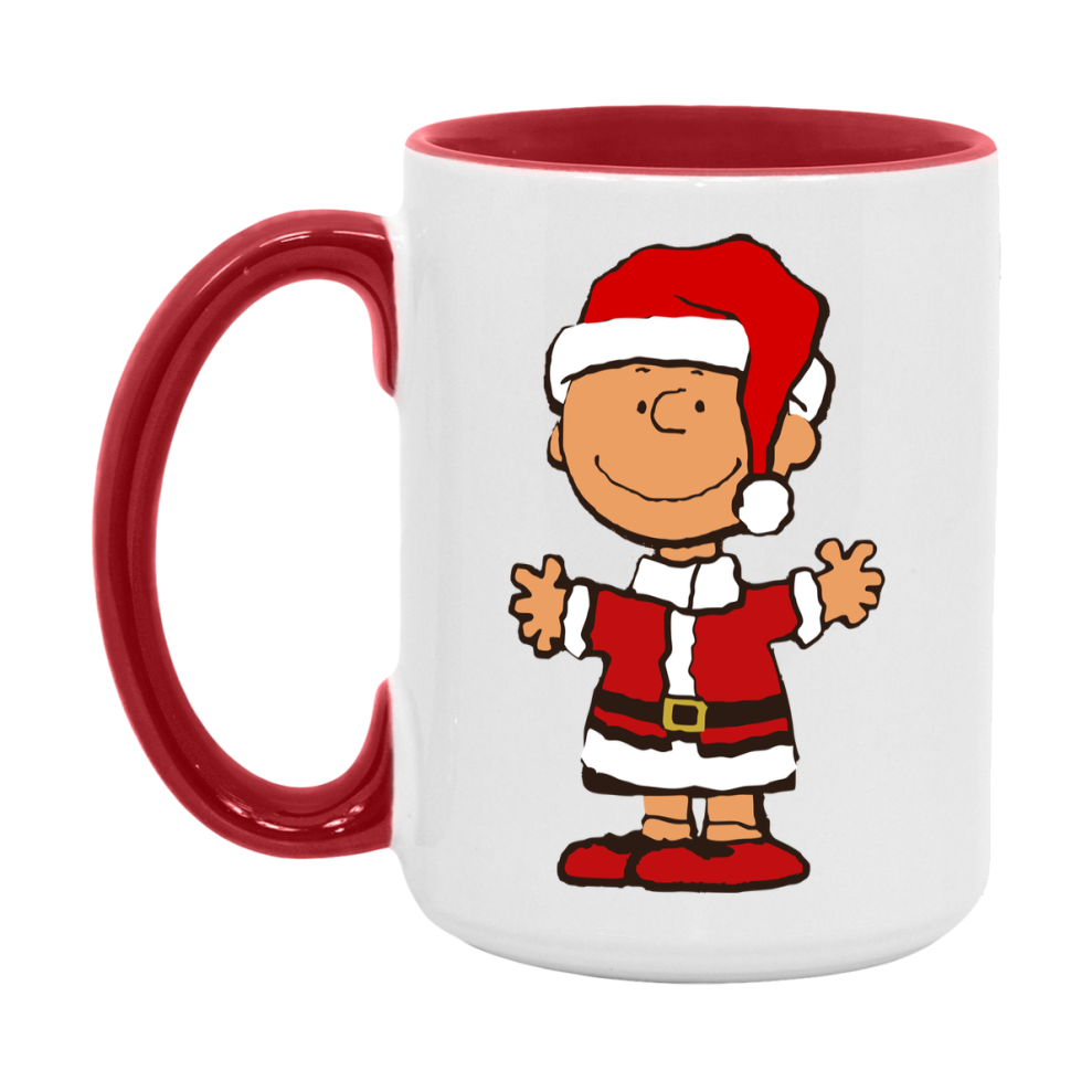 Peanuts Gang Christmas Mug, Snoopy Charlie Brown Holiday Coffee Cup, Ceramic Christmas Mug 11Oz Or 15Oz