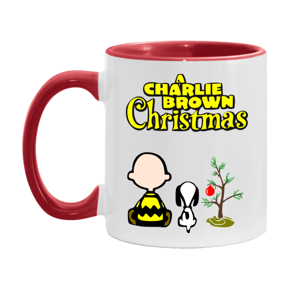 Peanuts Gang Christmas Mug, Snoopy Charlie Brown Holiday Coffee Cup, Ceramic Christmas Mug 11Oz Or 15Oz