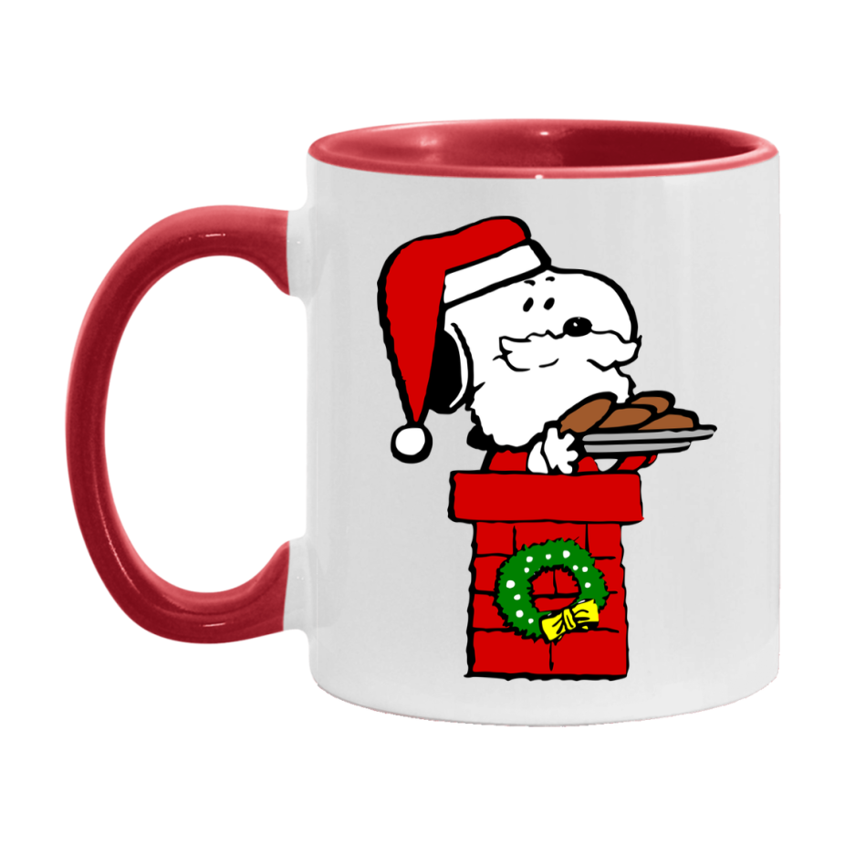 Peanuts Gang Christmas Mug, Snoopy Charlie Brown Holiday Coffee Cup, Ceramic Christmas Mug 11Oz Or 15Oz