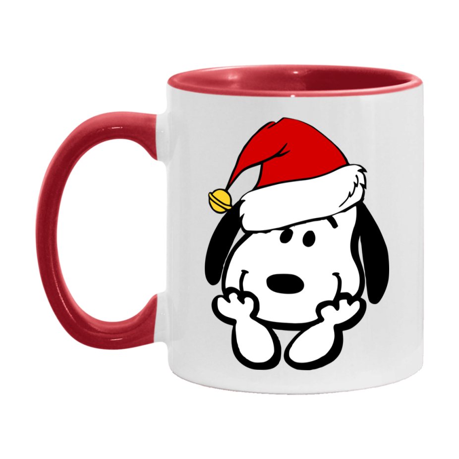 Peanuts Gang Christmas Mug, Snoopy Charlie Brown Holiday Coffee Cup, Ceramic Christmas Mug 11Oz Or 15Oz