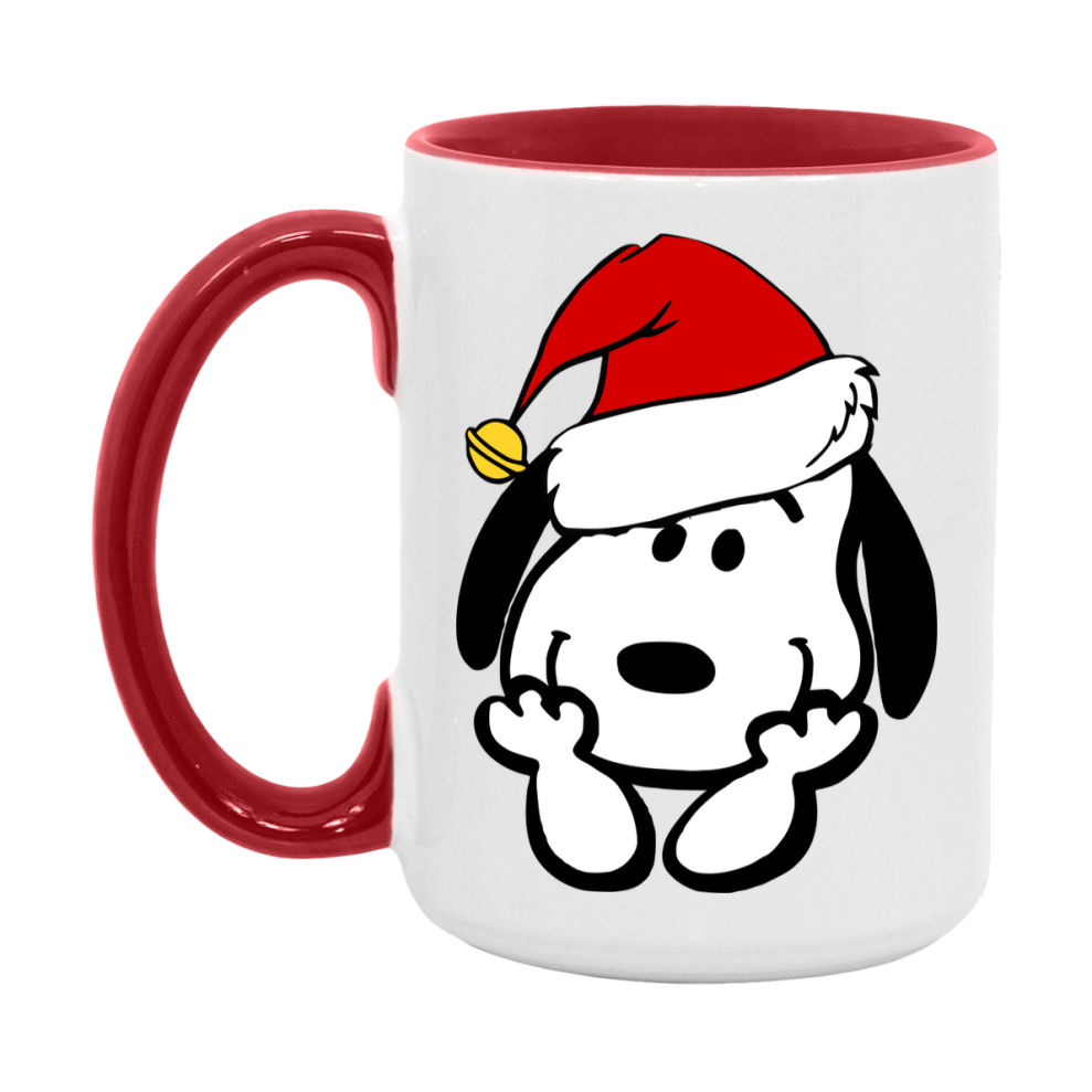 Peanuts Gang Christmas Mug, Snoopy Charlie Brown Holiday Coffee Cup, Ceramic Christmas Mug 11Oz Or 15Oz