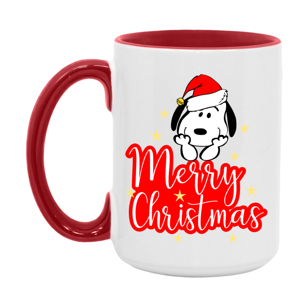 Peanuts Gang Christmas Mug, Snoopy Charlie Brown Holiday Coffee Cup, Ceramic Christmas Mug 11Oz Or 15Oz