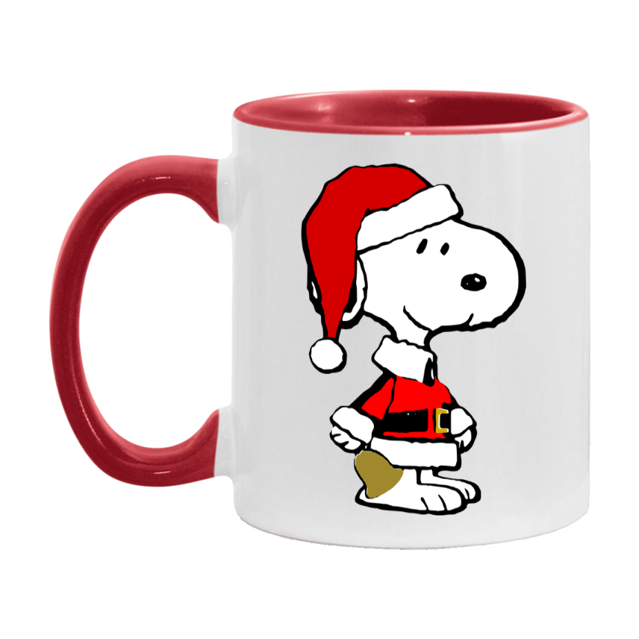 Peanuts Gang Christmas Mug, Snoopy Charlie Brown Holiday Coffee Cup, Ceramic Christmas Mug 11Oz Or 15Oz