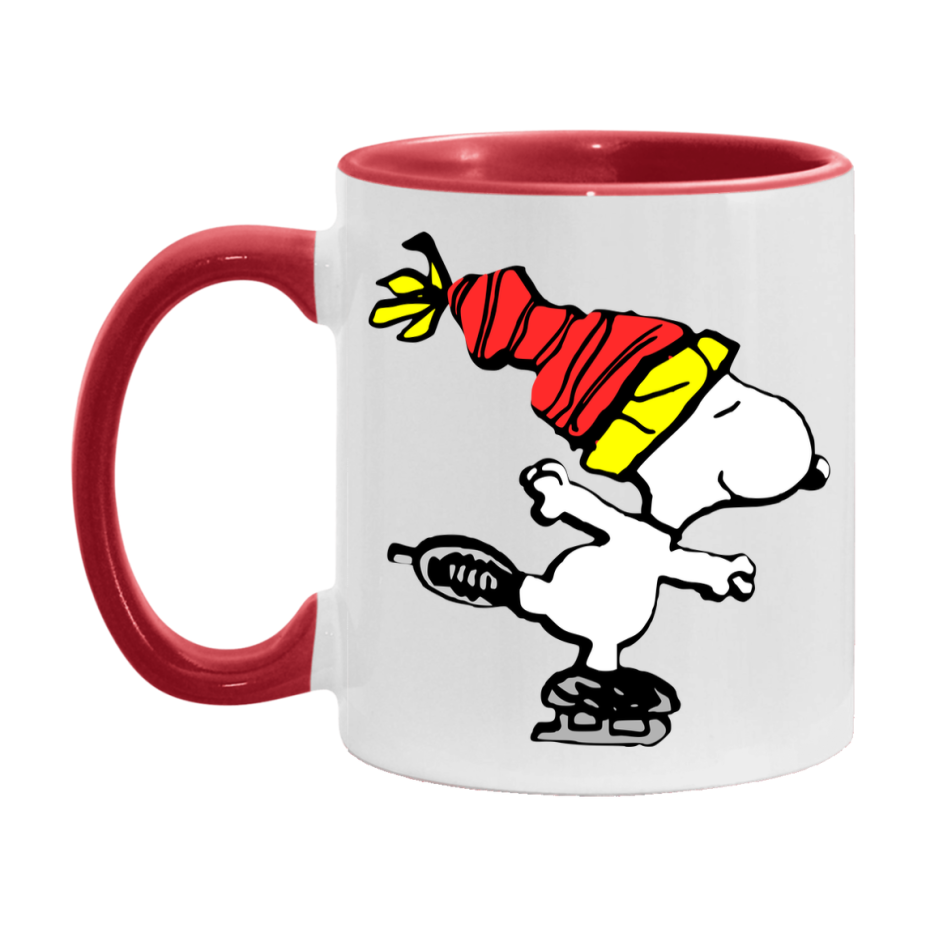 Peanuts Gang Christmas Mug, Snoopy Charlie Brown Holiday Coffee Cup, Ceramic Christmas Mug 11Oz Or 15Oz