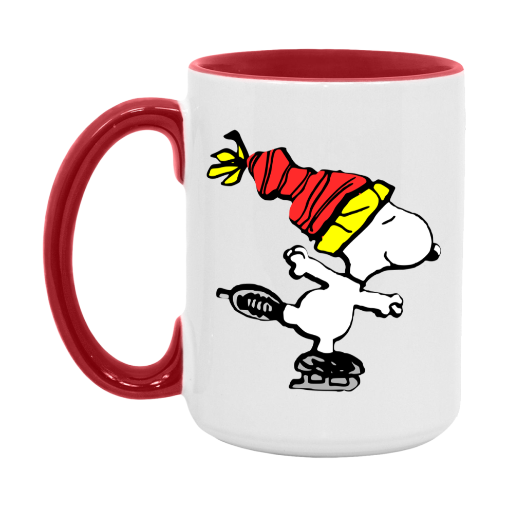 Peanuts Gang Christmas Mug, Snoopy Charlie Brown Holiday Coffee Cup, Ceramic Christmas Mug 11Oz Or 15Oz