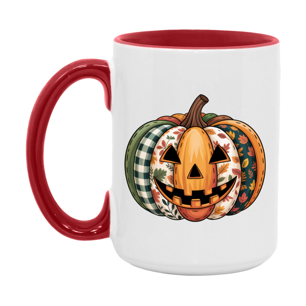 In Love With Fall Coffee Mug, Cozy Cute Autumn Coffee Cup, 11Oz Or 15Oz White Ceramic Mug