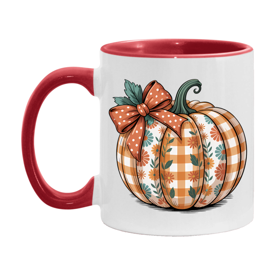 In Love With Fall Coffee Mug, Cozy Cute Autumn Coffee Cup, 11Oz Or 15Oz White Ceramic Mug