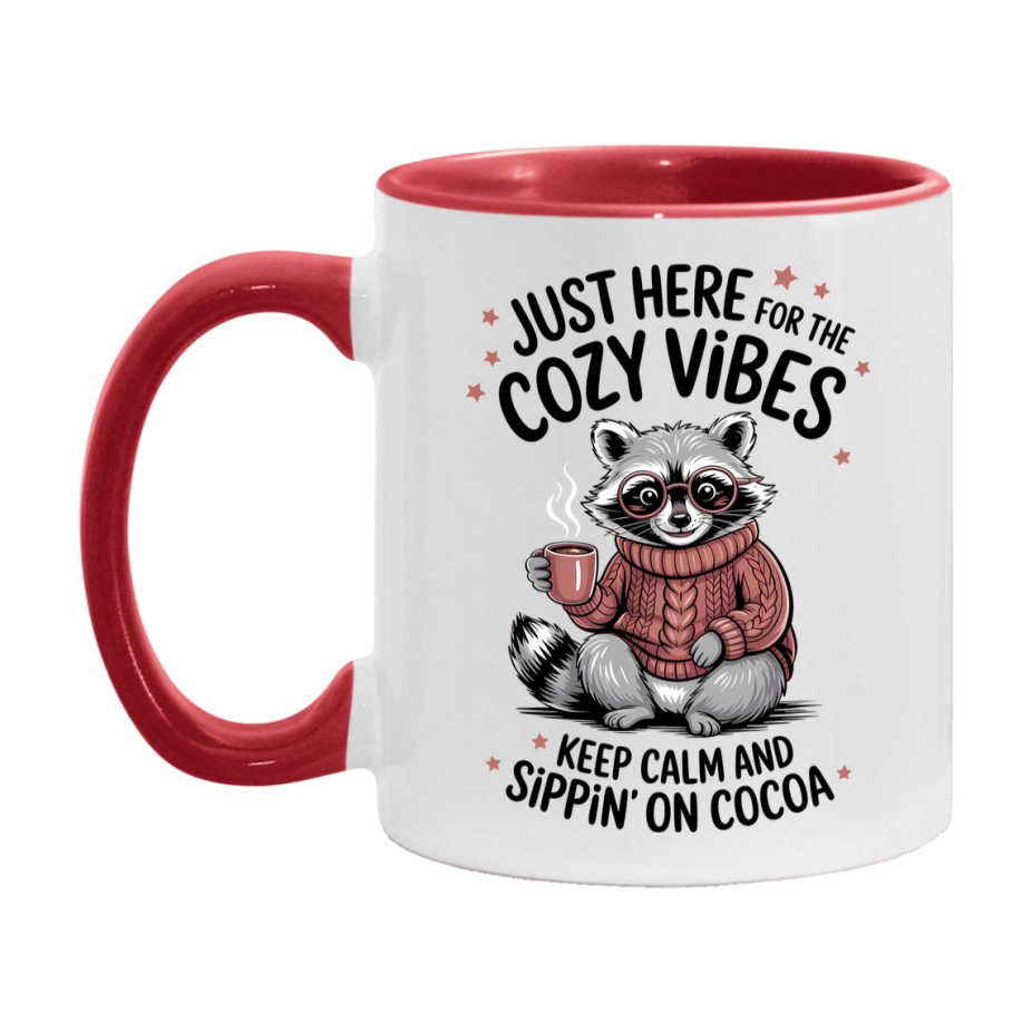 In Love With Fall Coffee Mug, Cozy Cute Autumn Coffee Cup, 11Oz Or 15Oz White Ceramic Mug