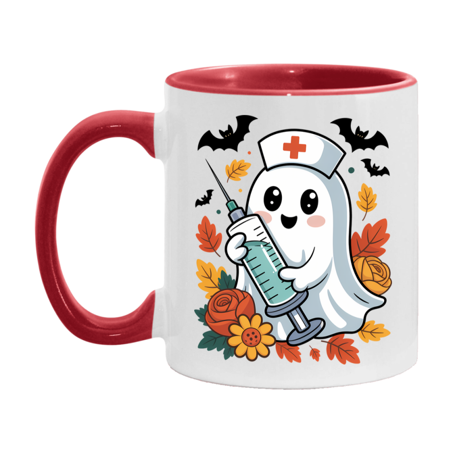 In Love With Fall Coffee Mug, Cozy Cute Autumn Coffee Cup, 11Oz Or 15Oz White Ceramic Mug