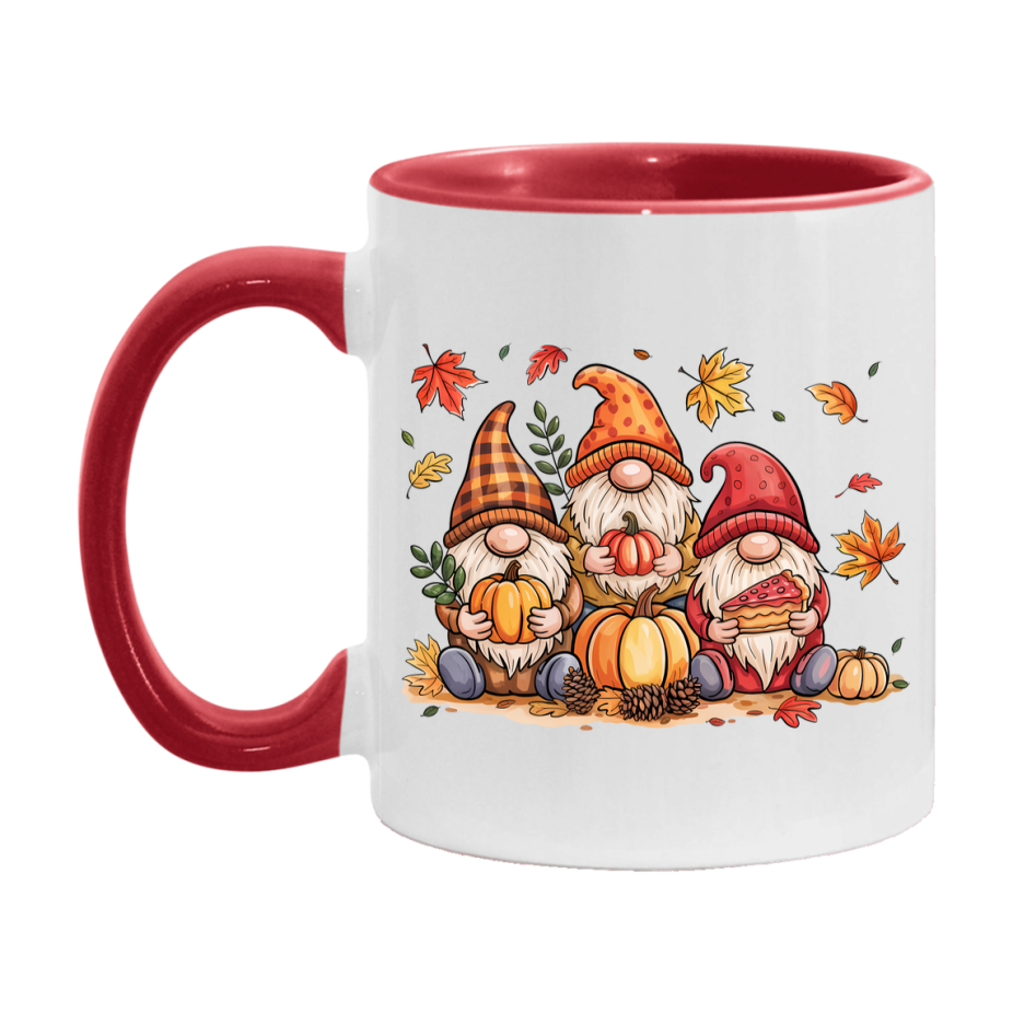 In Love With Fall Coffee Mug, Cozy Cute Autumn Coffee Cup, 11Oz Or 15Oz White Ceramic Mug
