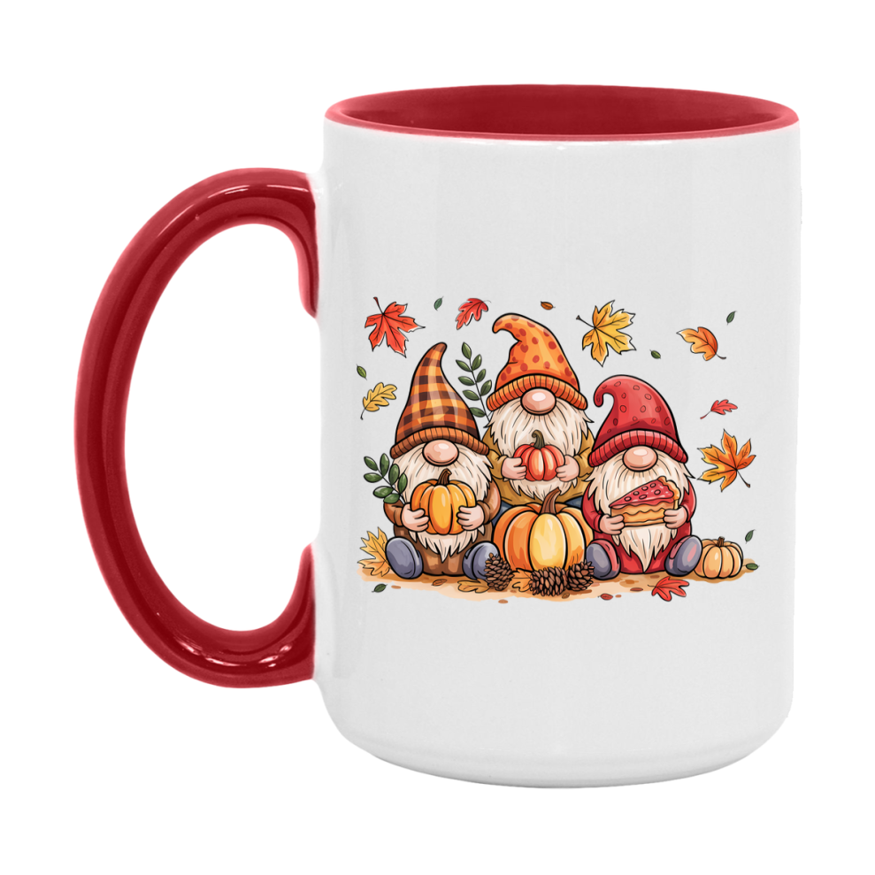 In Love With Fall Coffee Mug, Cozy Cute Autumn Coffee Cup, 11Oz Or 15Oz White Ceramic Mug