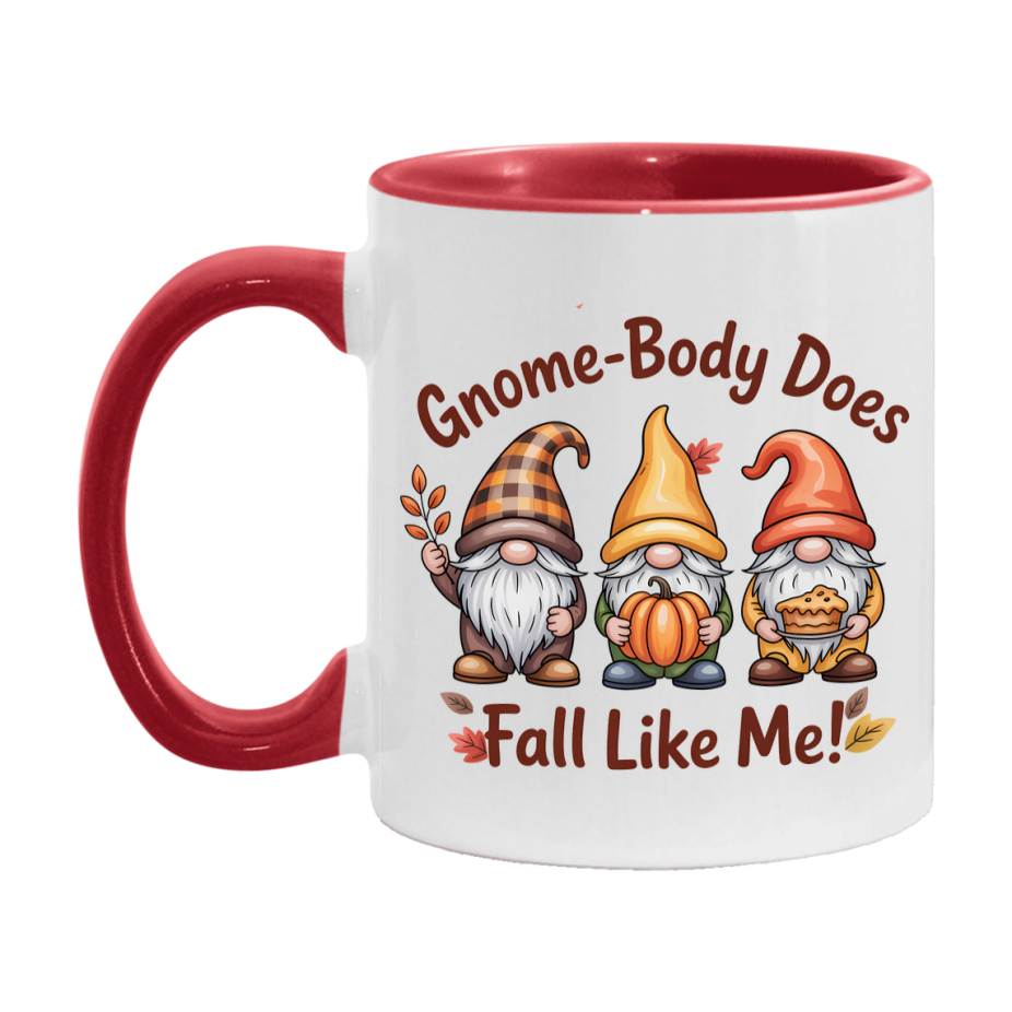 In Love With Fall Coffee Mug, Cozy Cute Autumn Coffee Cup, 11Oz Or 15Oz White Ceramic Mug