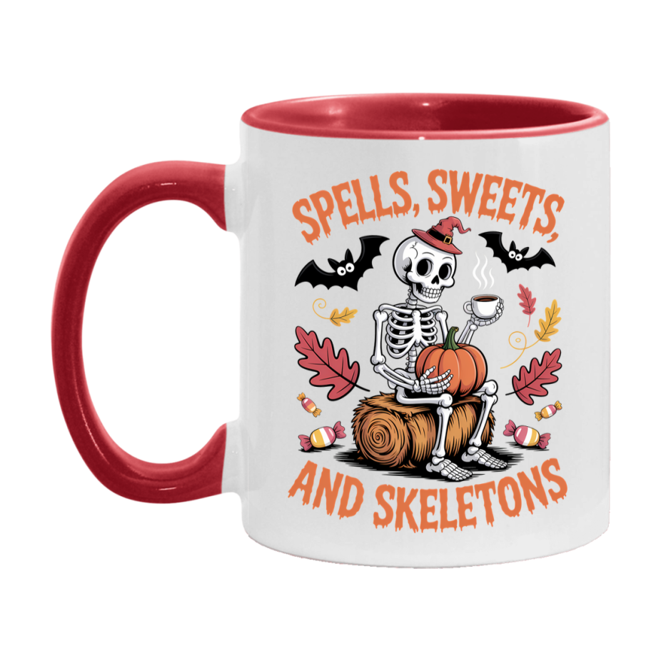 In Love With Fall Coffee Mug, Cozy Cute Autumn Coffee Cup, 11Oz Or 15Oz White Ceramic Mug