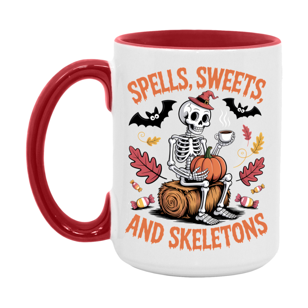 In Love With Fall Coffee Mug, Cozy Cute Autumn Coffee Cup, 11Oz Or 15Oz White Ceramic Mug