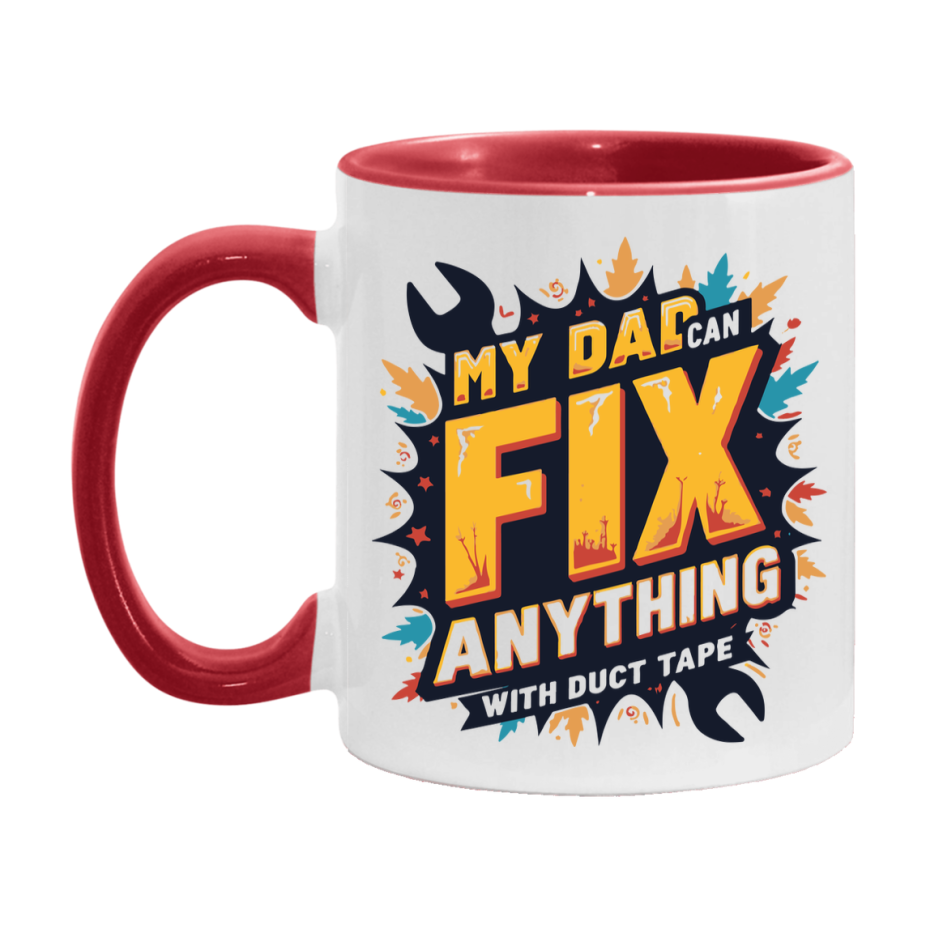 Dad Joke Coffee Mug, Funny Coffee Mug Gift For Dad, 11Oz Or 15Oz White Ceramic Cup