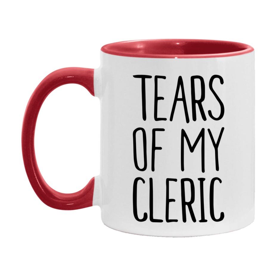 Dnd Dragon Masters Mug, Tears Of My Cleric Coffee Mug, Rpg Gift