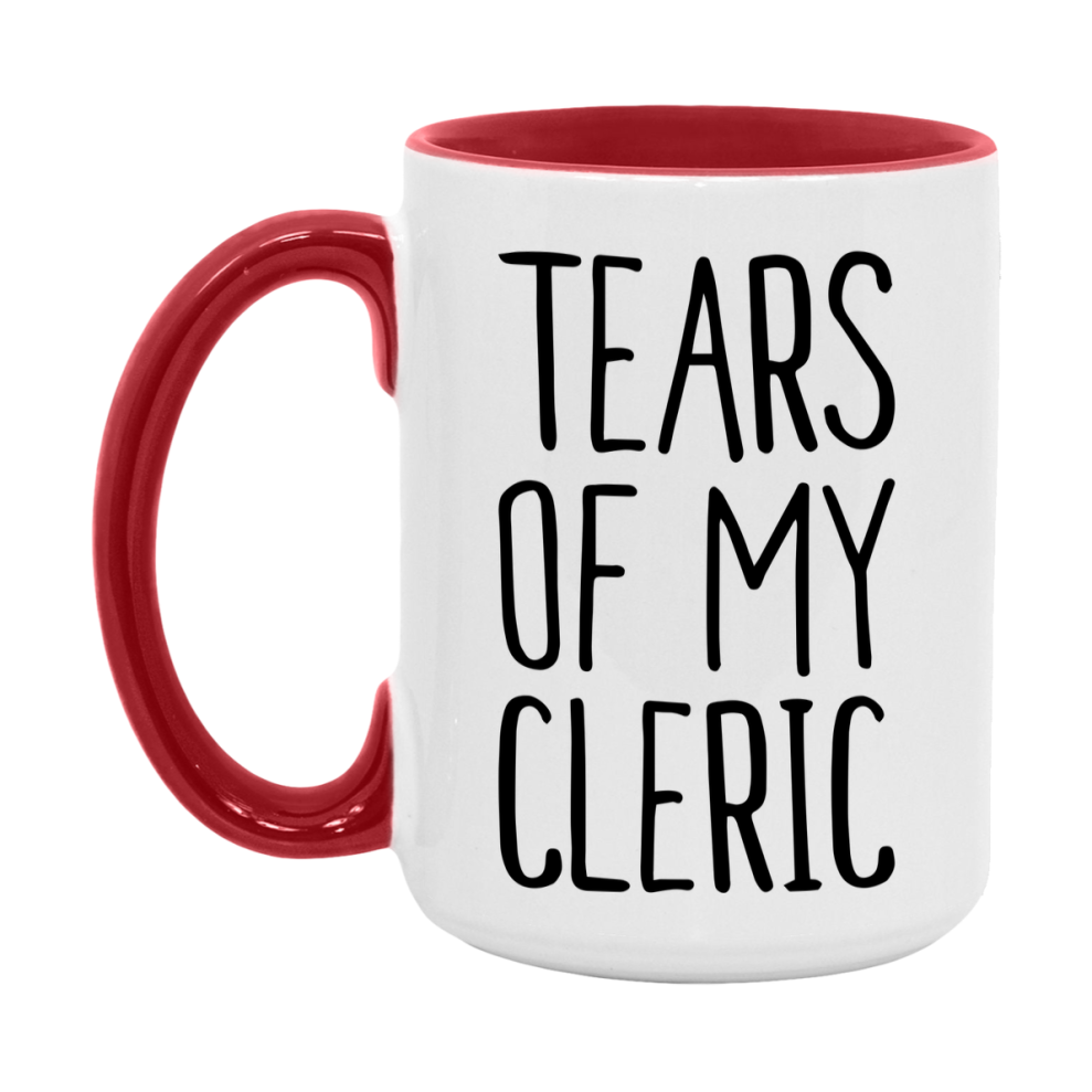 Dnd Dragon Masters Mug, Tears Of My Cleric Coffee Mug, Rpg Gift