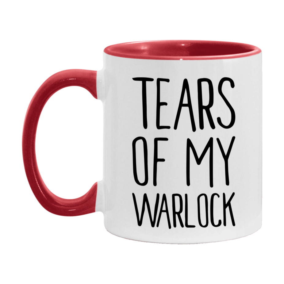 Dnd Dragon Masters Mug, Tears Of My Warlock Coffee Mug, Rpg Gift